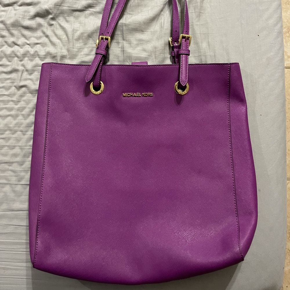 Michael Kors Purple Shoulder Bag